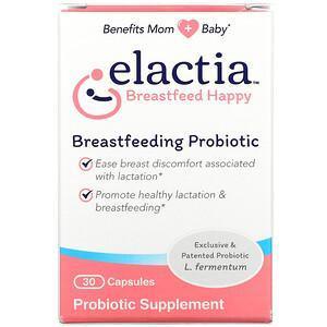 Elactia, Breastfeeding Probiotic, 30 Capsules - Supply Center USA