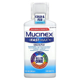 Mucinex, Fast-Max Cold & Flu, Maximum Strength, Ages 12+, 6 fl oz (180 ml) - Supply Center USA