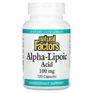 Natural Factors, Alpha-Lipoic Acid, 100 mg, 120 Capsules - Supply Center USA