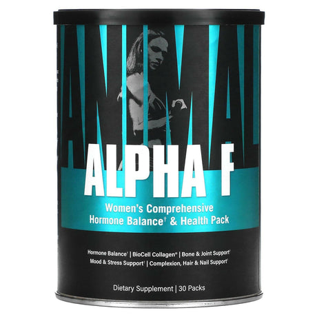 Animal, Alpha F, Women's Comprehensive Hormone Balance & Health Pack, 30 Packs - Supply Center USA