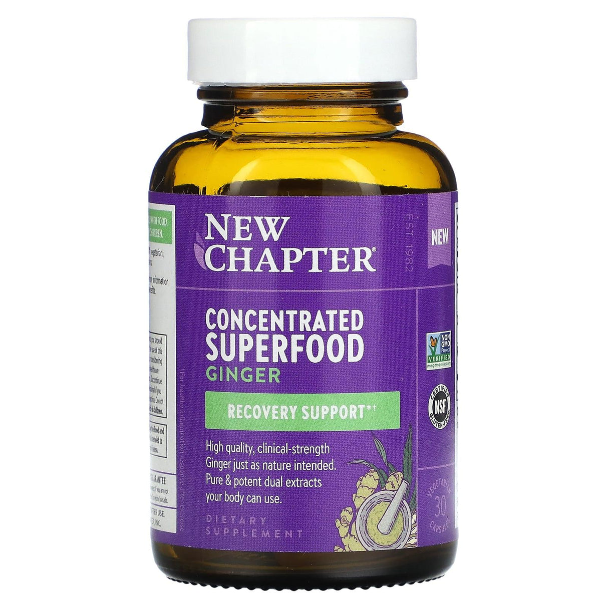 New Chapter, Concentrated Superfood Ginger, 30 Vegetarian Capsules - Supply Center USA