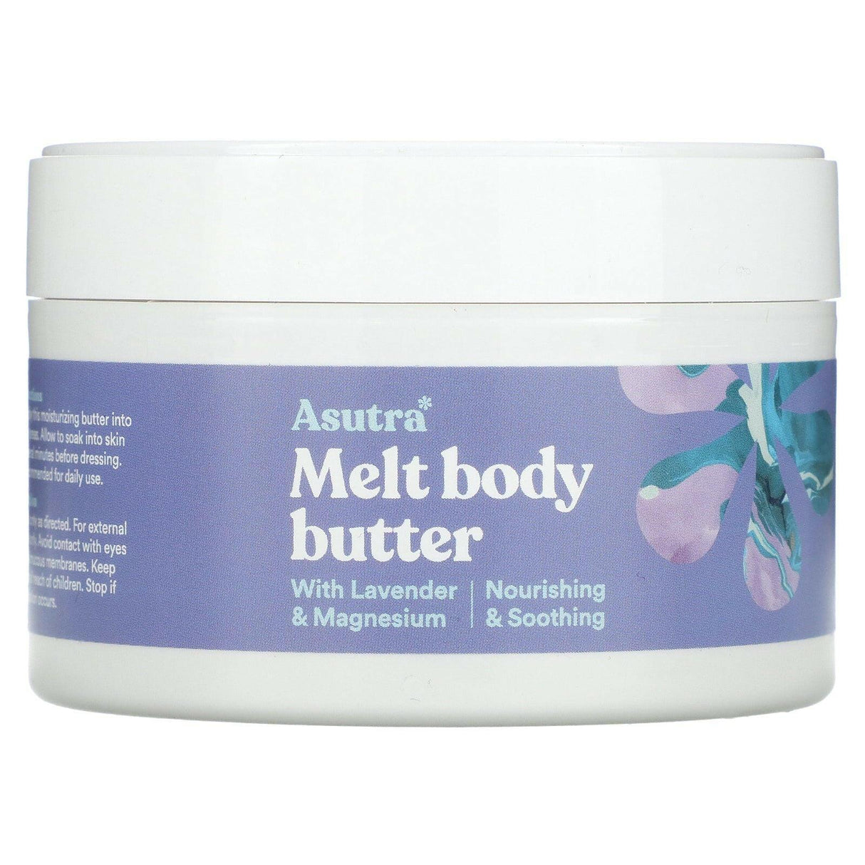 Asutra, Melted Body Butter, With Lavender & Magnesium, 7 oz (200 ml) - Supply Center USA