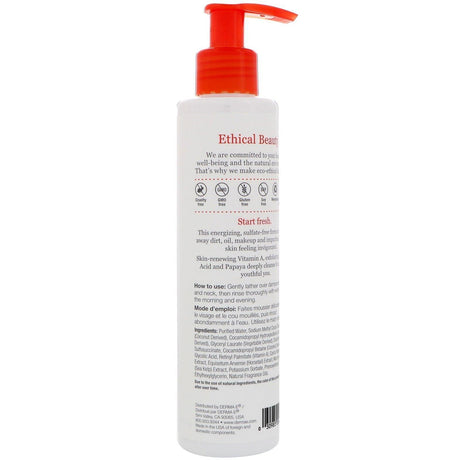 Derma E, Anti-Wrinkle Cleanser, Vitamin A Glycolic Acid, 6 fl oz (175 ml) - Supply Center USA