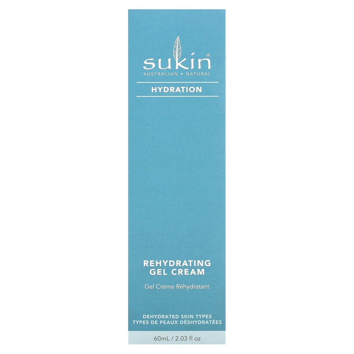 Sukin, Rehydrating Gel Cream, 2.03 fl oz (60 ml) - Supply Center USA