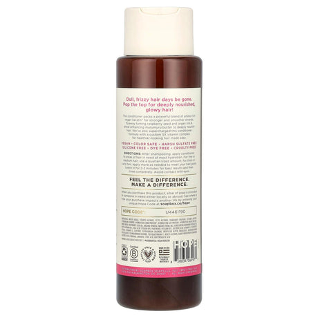 Soapbox, Nourishing Conditioner, Keratin Shine Boosting, For Silky, Frizz-Tamed Hair, 16 fl oz (473 ml) - Supply Center USA