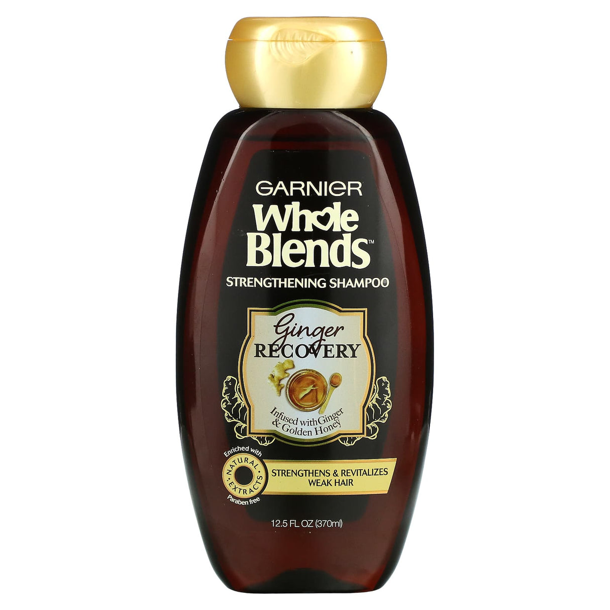 Garnier, Whole Blends, Strengthening Shampoo, Ginger Recovery, 12.5 fl oz (370 ml)