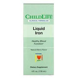 Childlife Clinicals, Liquid Iron, Natural Berry, 4 fl oz (118 ml) - Supply Center USA