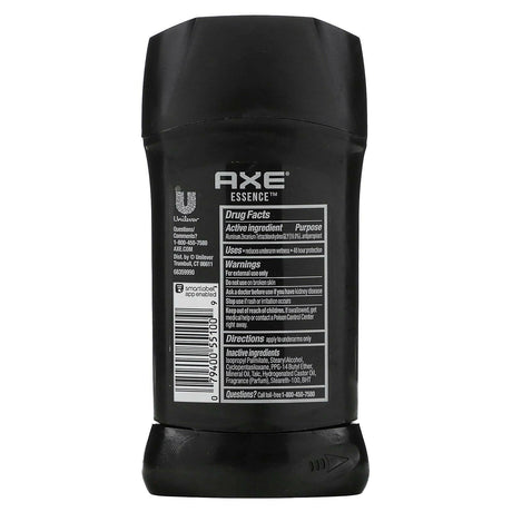 Axe, Essence, Antiperspirant Deodorant, Black Pepper & Cedarwood, 2.7 oz, (76 g) - Supply Center USA