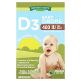 Nature's Truth, Vitamins, D3 Baby Drops, Newborn+, 400 IU, 0.31 fl oz (9.2 ml) - Supply Center USA