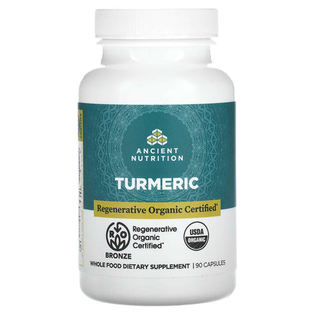 Ancient Nutrition, Turmeric, 90 Capsules - Supply Center USA