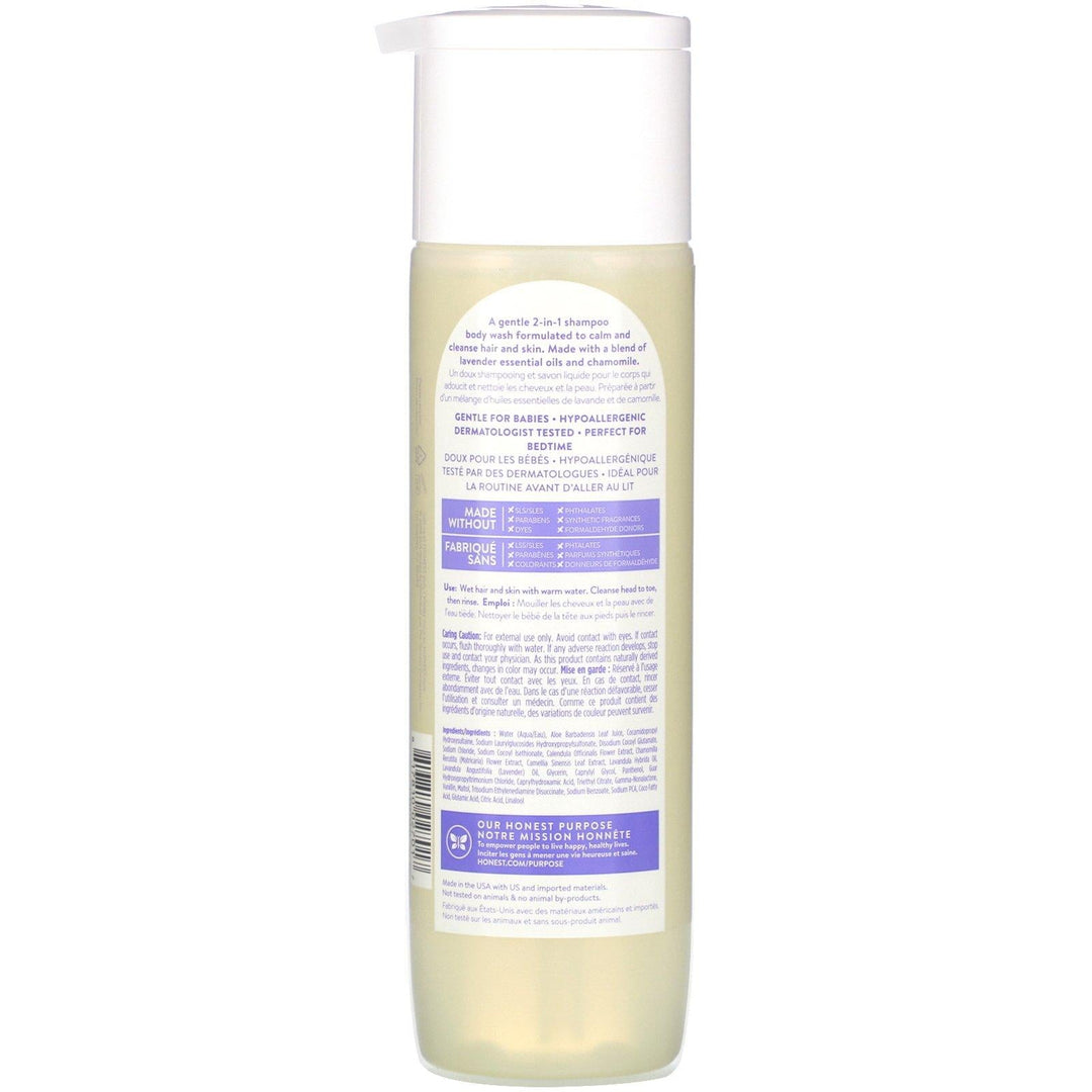 The Honest Company, Truly Calming Shampoo + Body Wash, Lavender, 10.0 fl oz (295 ml) - HealthCentralUSA