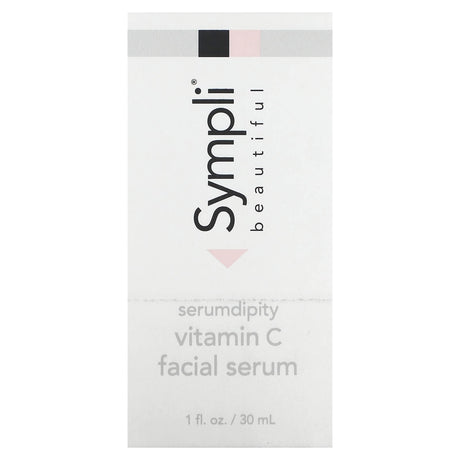 Sympli Beautiful, Serumdipity, Vitamin C Facial Serum, 1 fl oz (30 ml) - Supply Center USA