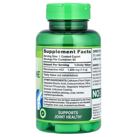 Nature's Truth, Glucosamine HCl, Mega Strength, 1,500 mg, 60 Coated Caplets - Supply Center USA