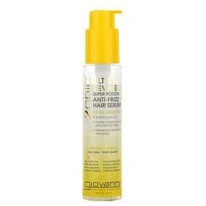 Giovanni, 2chic, Ultra-Revive Super Potion Anti-Frizz Hair Serum, Pineapple + Ginger, 2.75 fl oz (81 ml) - Supply Center USA