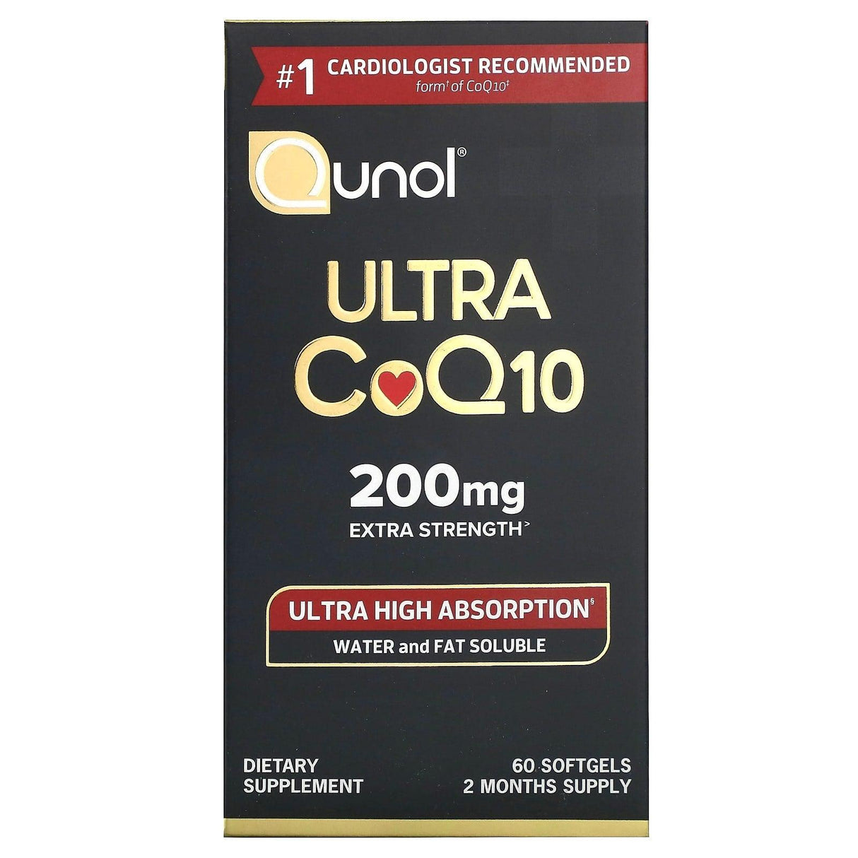 Qunol, Ultra CoQ10, Extra Strength, 200 mg, 60 Softgels - Supply Center USA