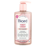 Biore, Daily Purifying Cleanser, Rose Quartz + Charcoal, 6.77 fl oz (200 ml)