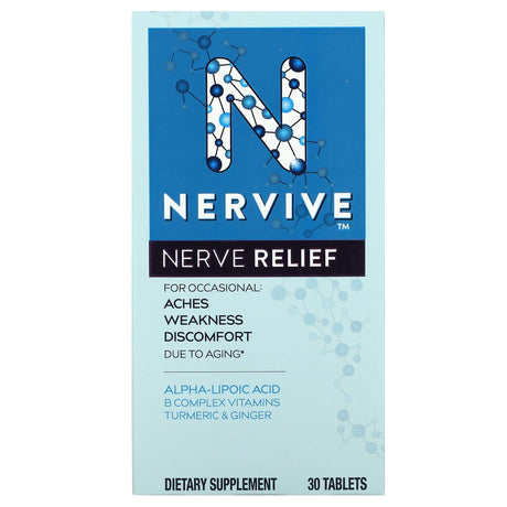 Nervive, Nerve Relief, 30 Tablets - Supply Center USA