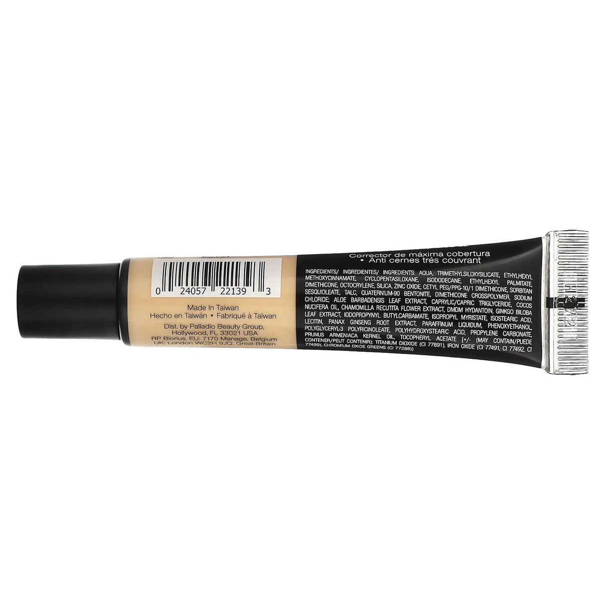 Palladio, Full-Coverage Concealer, Custard PCT01, 0.35 oz (9 ml) - Supply Center USA