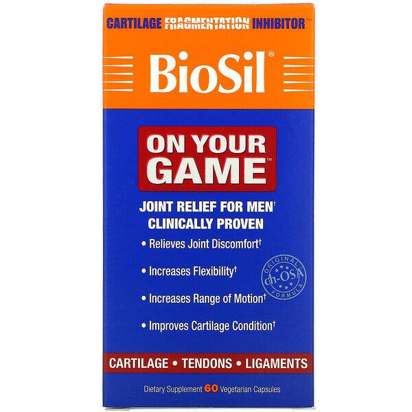 BioSil by Natural Factors, On Your Game, 60 Vegetarian Capsules - Supply Center USA