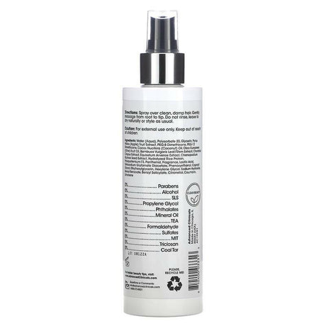 Advanced Clinicals, Coconut Leave-In Repair, 8 fl oz (237 ml) - Supply Center USA