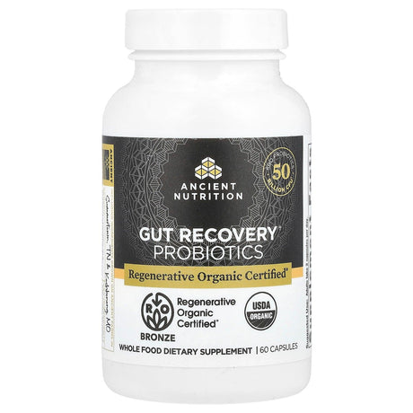 Ancient Nutrition, Gut Recovery Probiotics, 60 Capsules - Supply Center USA