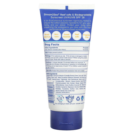 Stream2Sea, Sunscreen, Sport, SPF 20, 3 fl oz (90 ml) - Supply Center USA