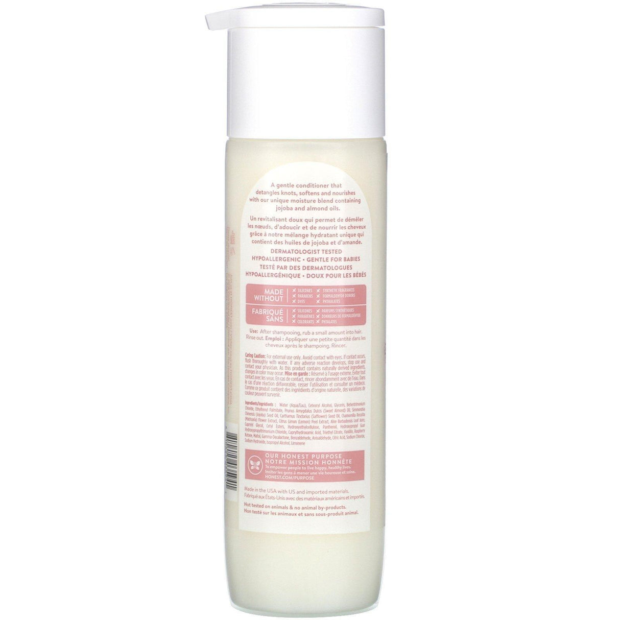 The Honest Company, Gently Nourishing Conditioner, Sweet Almond, 10.0 fl oz (295 ml) - Supply Center USA