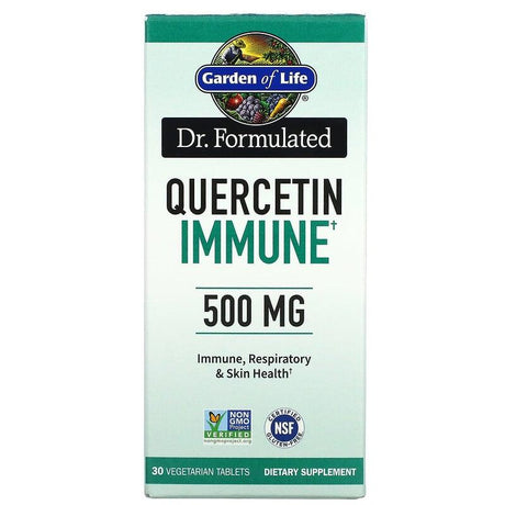 Garden of Life, Dr. Formulated, Quercetin Immune, 500 mg, 30 Vegetarian Tablets - Supply Center USA