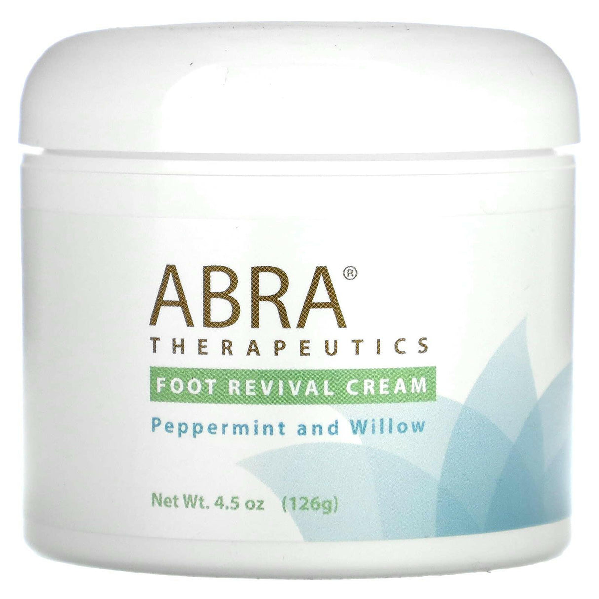 Abracadabra, Abra Therapeutics, Foot Revival Cream, Peppermint and Willow, 4.5 oz (126 g) - Supply Center USA