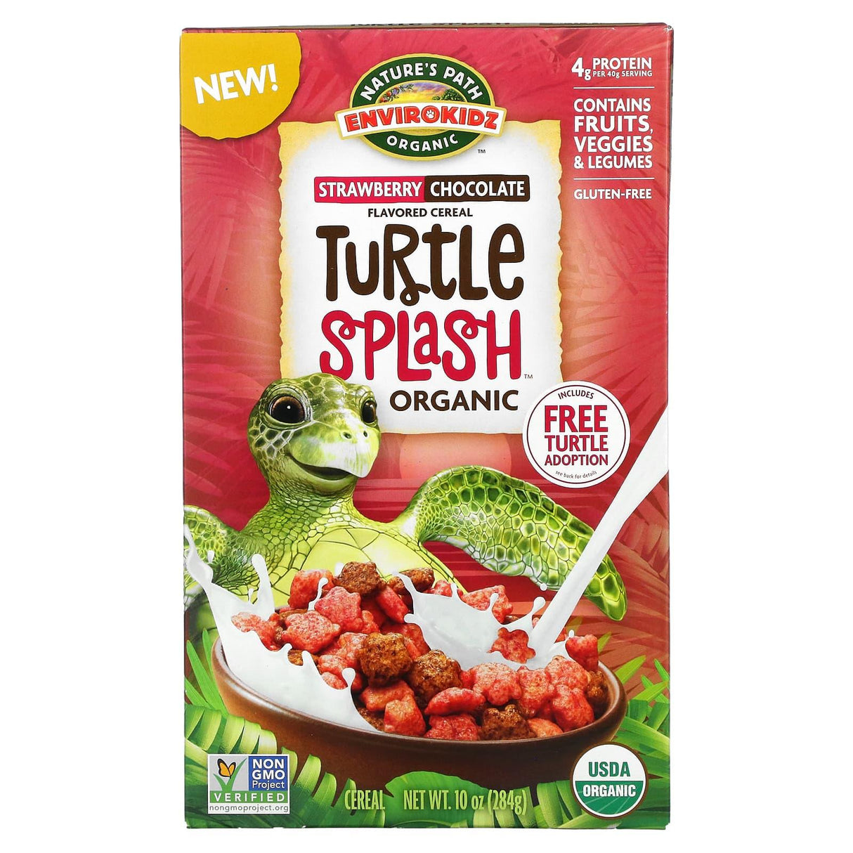 Nature's Path, EnviroKidz, Organic Flavored Cereal, Rhino Rolls, 9.5 oz (269 g) - Supply Center USA