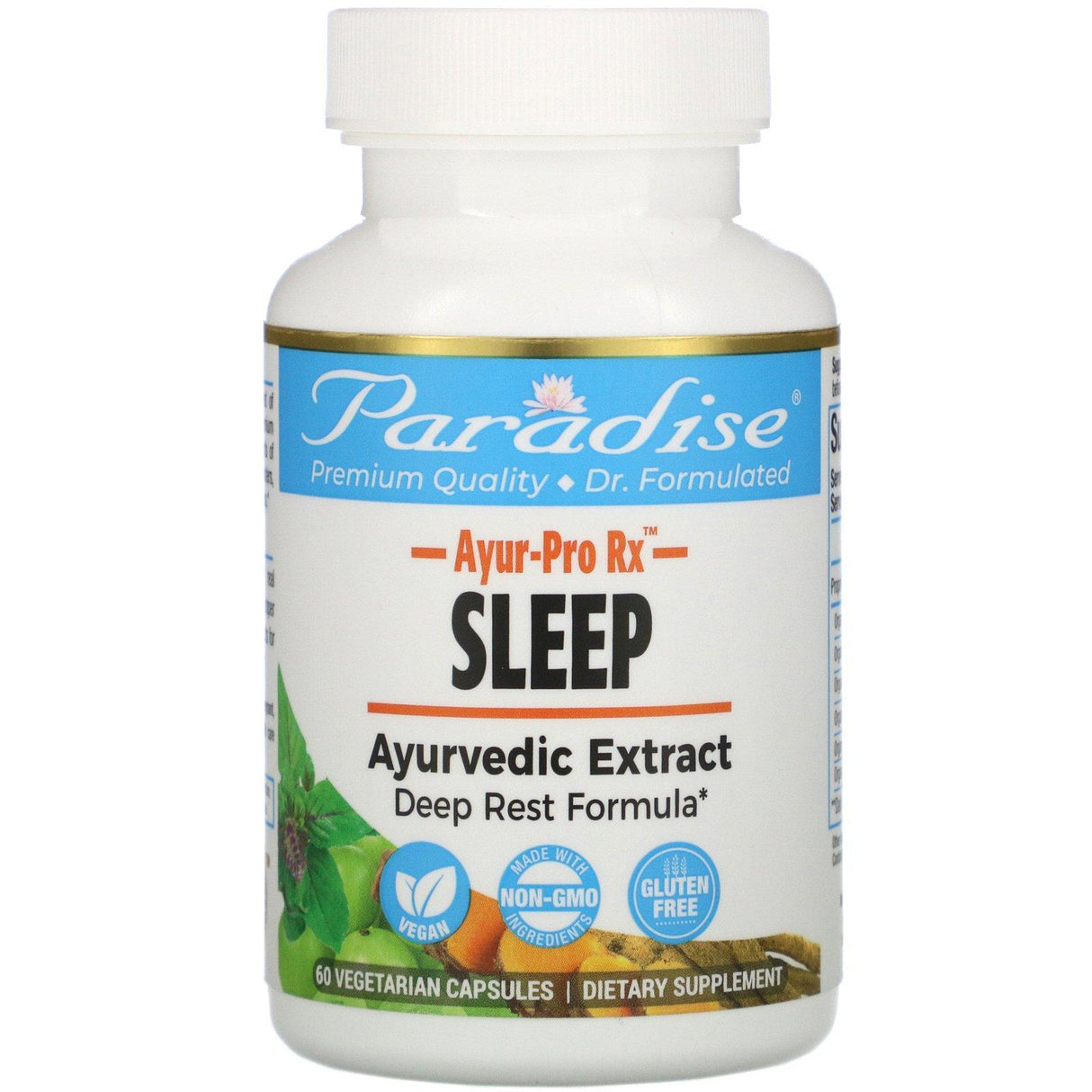 Paradise Herbs, AYUR-Pro Rx, Sleep, 60 Vegetarian Capsules - Supply Center USA