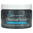 M3 Naturals, Charcoal Scrub, 12 oz (340 g) - Supply Center USA