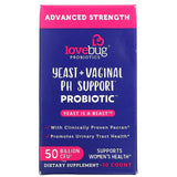 LoveBug Probiotics, Yeast + Vaginal PH Support Probiotic, Advanced Strength, 50 Billion CFU, 30 Count - Supply Center USA