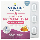 Nordic Naturals, Zero Sugar Prenatal DHA, Strawberry Orange, 27 Gummy Chews - Supply Center USA