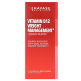 Havasu Nutrition, Vitamin B12 Weight Management Liquid Blend, Berry, 7.6 fl oz (225 ml) - Supply Center USA