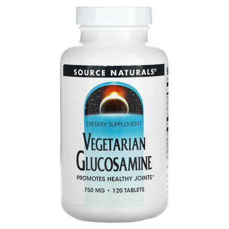 Source Naturals, Vegetarian Glucosamine, 750 mg, 120 Tablets - Supply Center USA