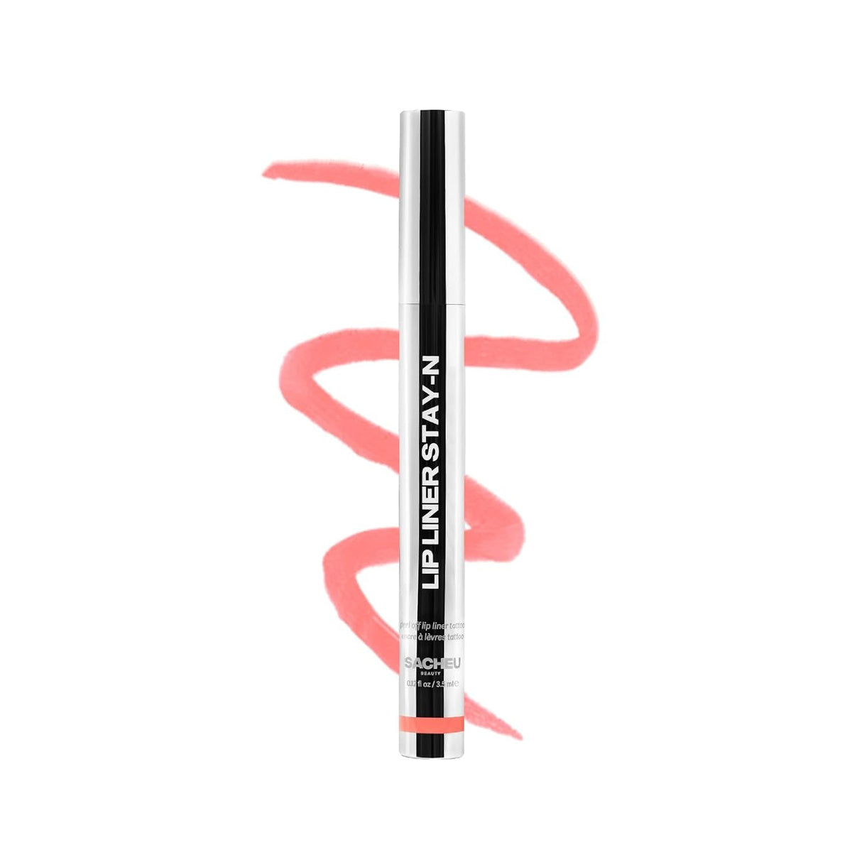 Sacheu Lip Liner Stay-N - Peel off Lip Liner Tattoo, Peel off Lip Stain, Long Lasting Lip Stain Peel Off, Infused with Hyaluronic Acid & Vitamin E, for All Skin Types, P-Inked