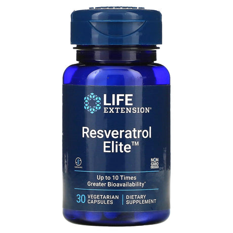 Life Extension, Resveratrol Elite, 30 Vegetarian Capsules - Supply Center USA