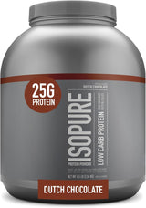 Isopure Creamy Vanilla Whey Isolate Protein Powder with Vitamin C & Zinc for Immune Support, 25G Protein, Zero Carb & Keto Friendly, 15 Servings, 1 Pound (Packaging May Vary)
