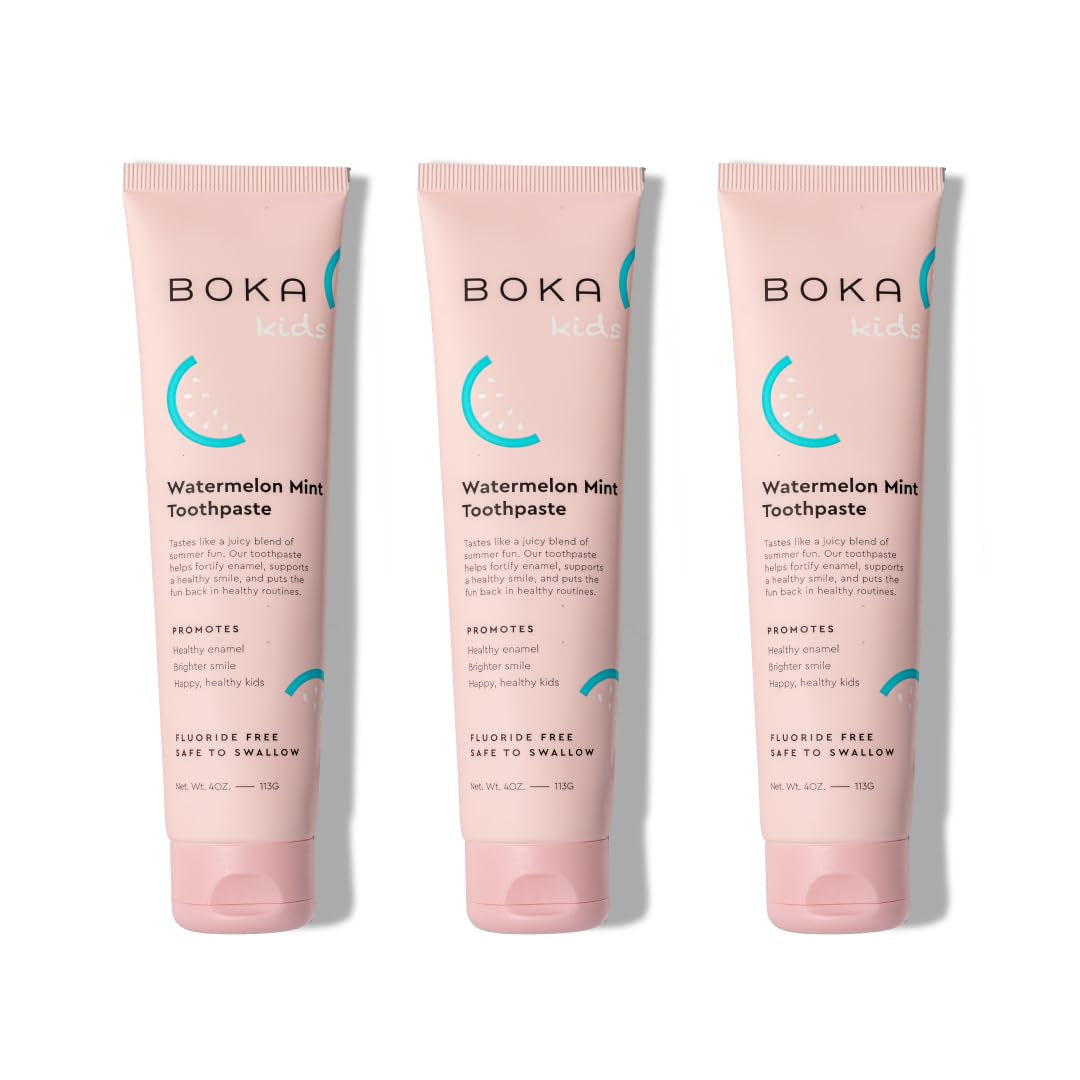 Boka Fluoride Free Toothpaste Nano Hydroxyapatite, Helps Remineralize, Appropriate for Sensitive Teeth, Whitening - for Adult, Kids Oral Care - Ela Mint Flavor, 4 Fl Oz 1Pk US Manufactured