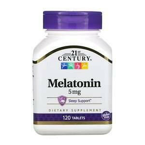 21st Century, Melatonin, 5 mg, 120 Tablets - HealthCentralUSA