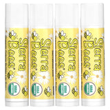 Sierra Bees, Organic Lip Balms, Coconut, 4 Pack, 0.15 oz (4.25 g) Each - Supply Center USA