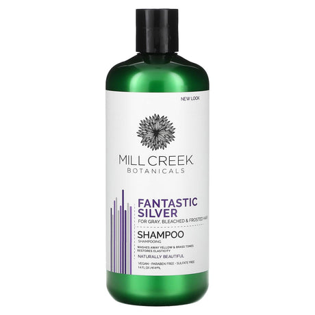 Mill Creek Botanicals, Fantastic Silver Shampoo, 14 fl oz (414 ml) - Supply Center USA