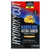 Hydroxycut, Hardcore Ultra Shed Drink Sticks, Tangerine Mimosa, 20 Packets, 0.2 oz (6 g) Each - Supply Center USA