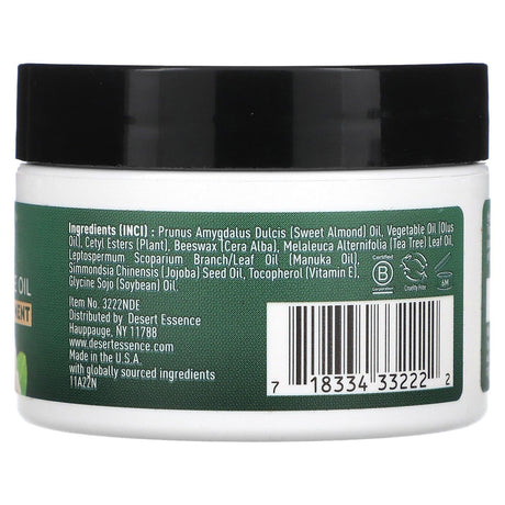 Desert Essence, Therapeutic Skin Ointment, Manuka Oil & Tea Tree Oil, 1 fl oz (29.5 ml) - Supply Center USA