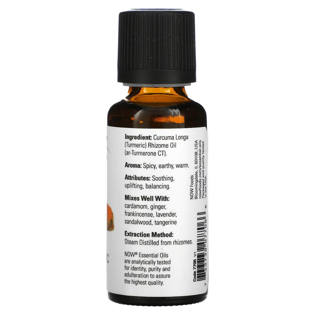 NOW Foods, Essential Oils, Turmeric, 1 fl oz (30 ml) - Supply Center USA