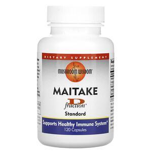 Mushroom Wisdom, Maitake D Fraction, Standard, 120 Capsules - Supply Center USA