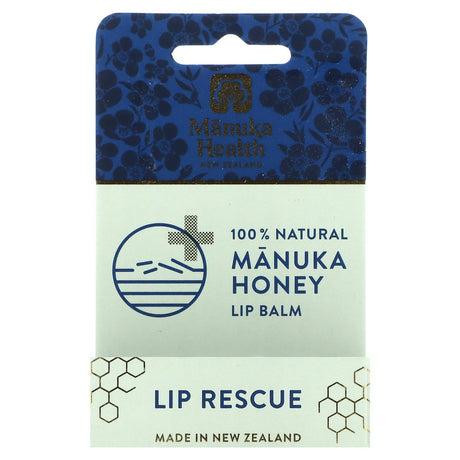 Manuka Health, 100% Natural Manuka Honey Lip Balm, 0.16 oz (4.5 g) - Supply Center USA