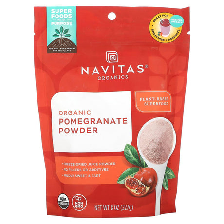 Navitas Organics, Organic Pomegranate Powder, 8 oz (227 g) - Supply Center USA