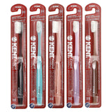 Kent, Ultra Soft Toothbrush, Crystal Compact, 5 Toothbrushes - Supply Center USA